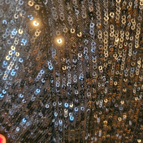 Black Sequined Jacket, Top & Pants Petite 3-Pc(NWT) - Picture 10 of 13